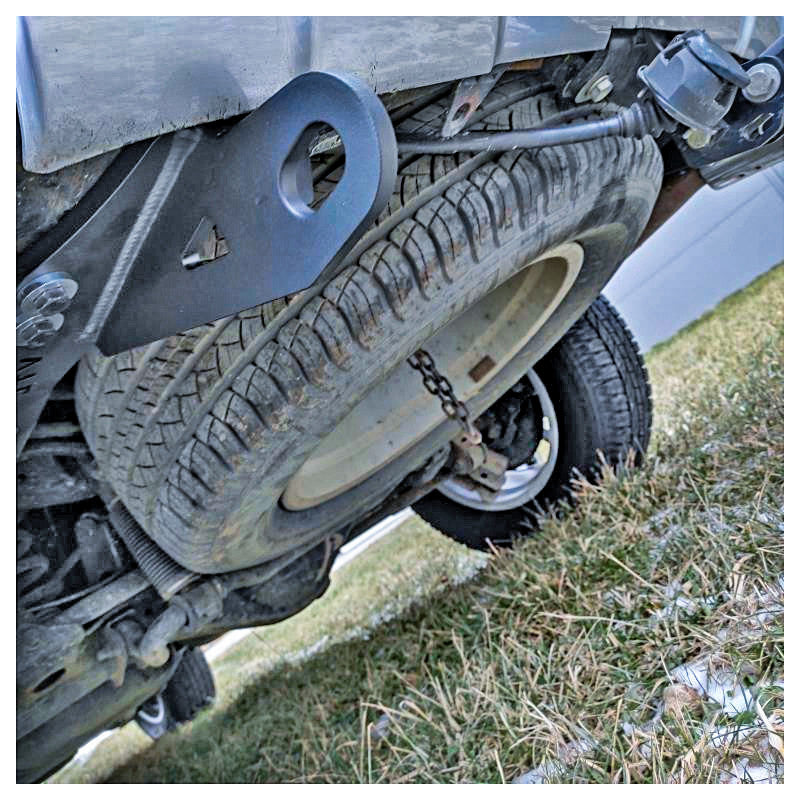 Mocowanie szekli do tylnego zderzaka Toyota LCJ150 2013-