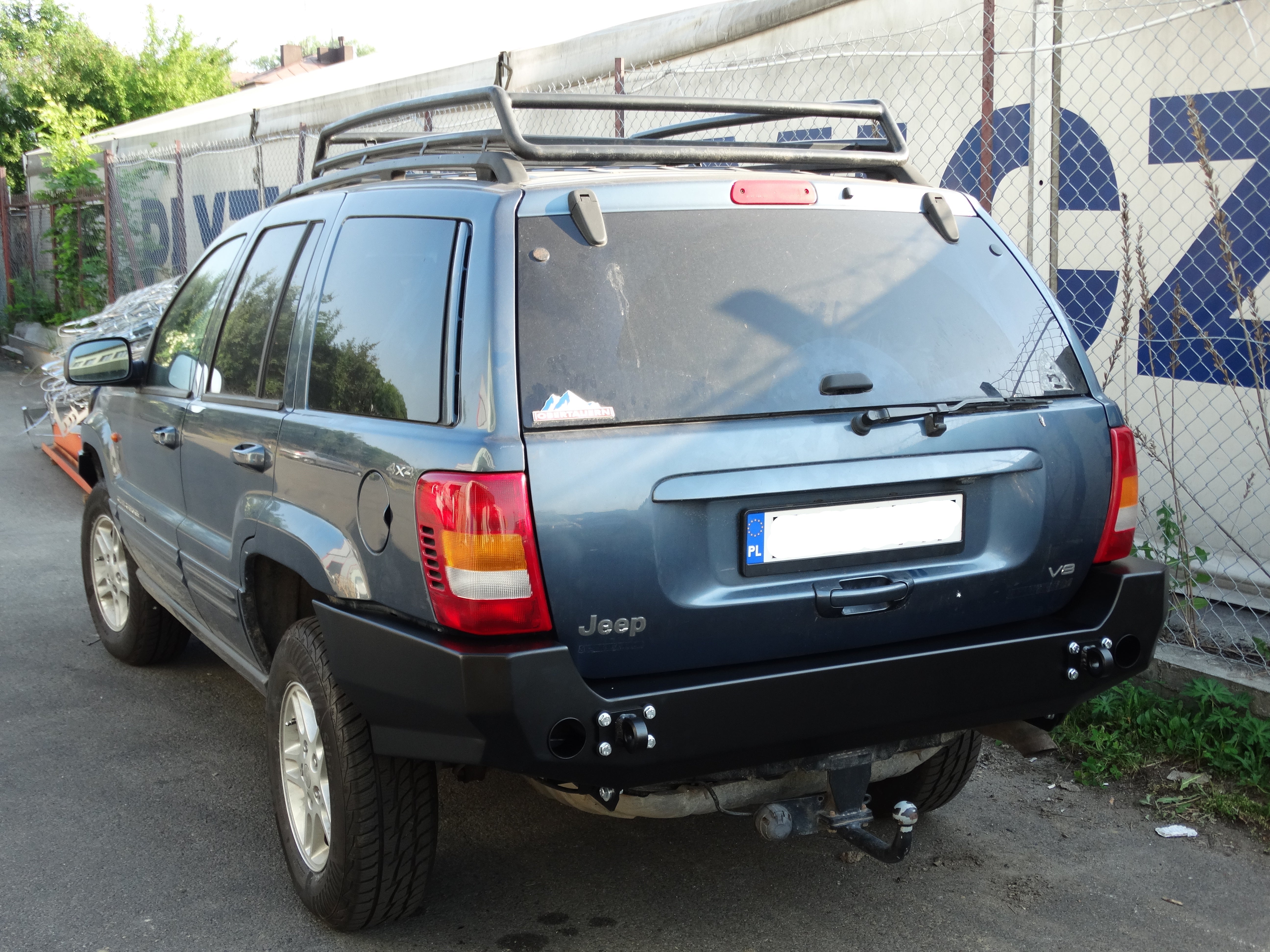 Rear bumper Jeep WJ 99-04