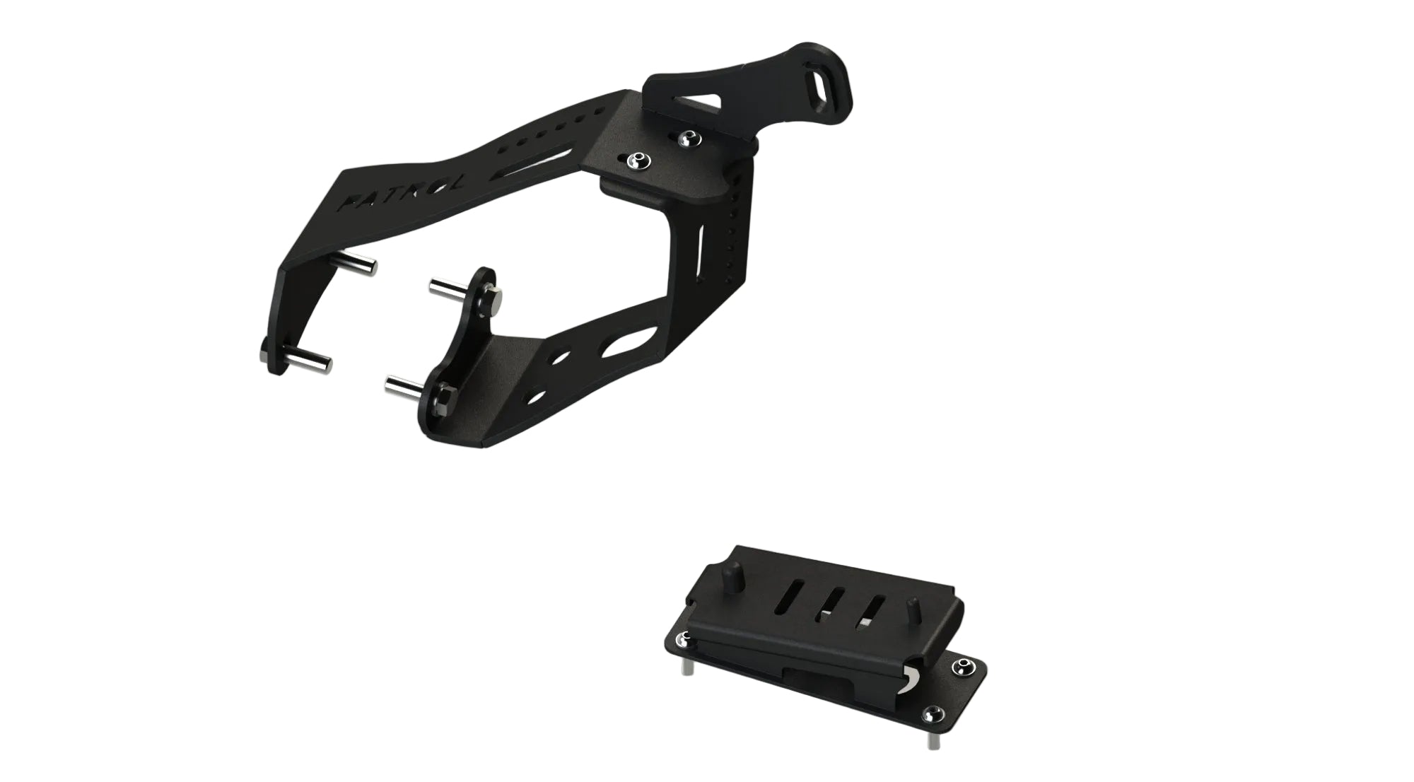 Hi-lift mount for F4X4 Nissan Y61 / GU4 wheel carrier