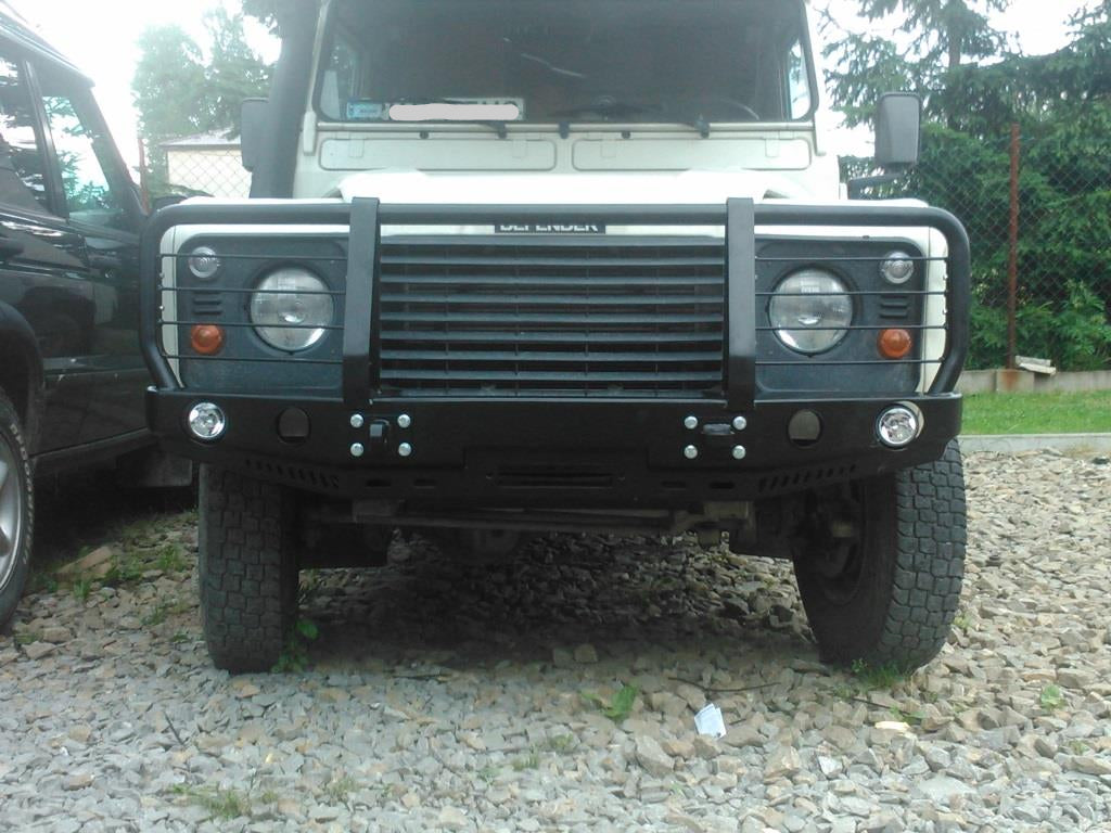 Bullbar do zderzaka Land Rover Defender 110 wersja z klimatyzacją