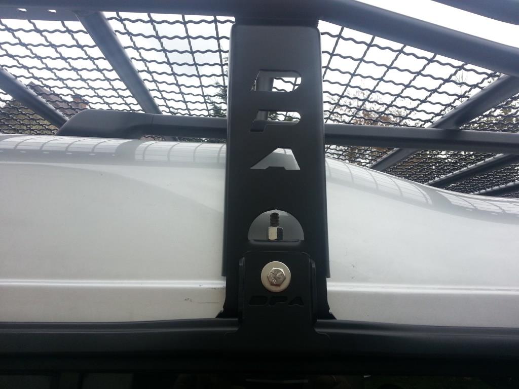 Dachträger mit Netz Land Rover Discovery II