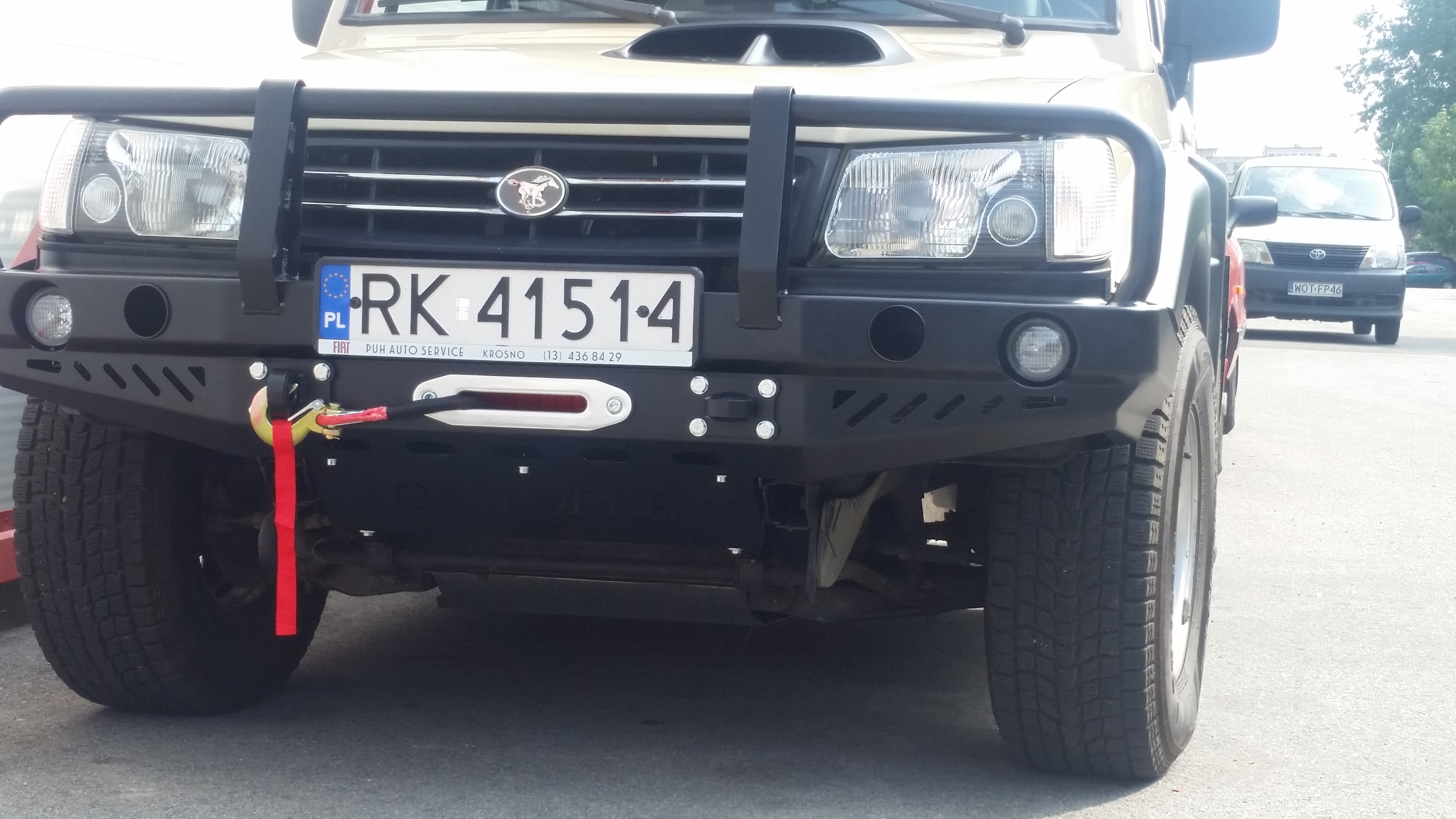 Zderzak przód Hyundai Galloper Innovation 98-03