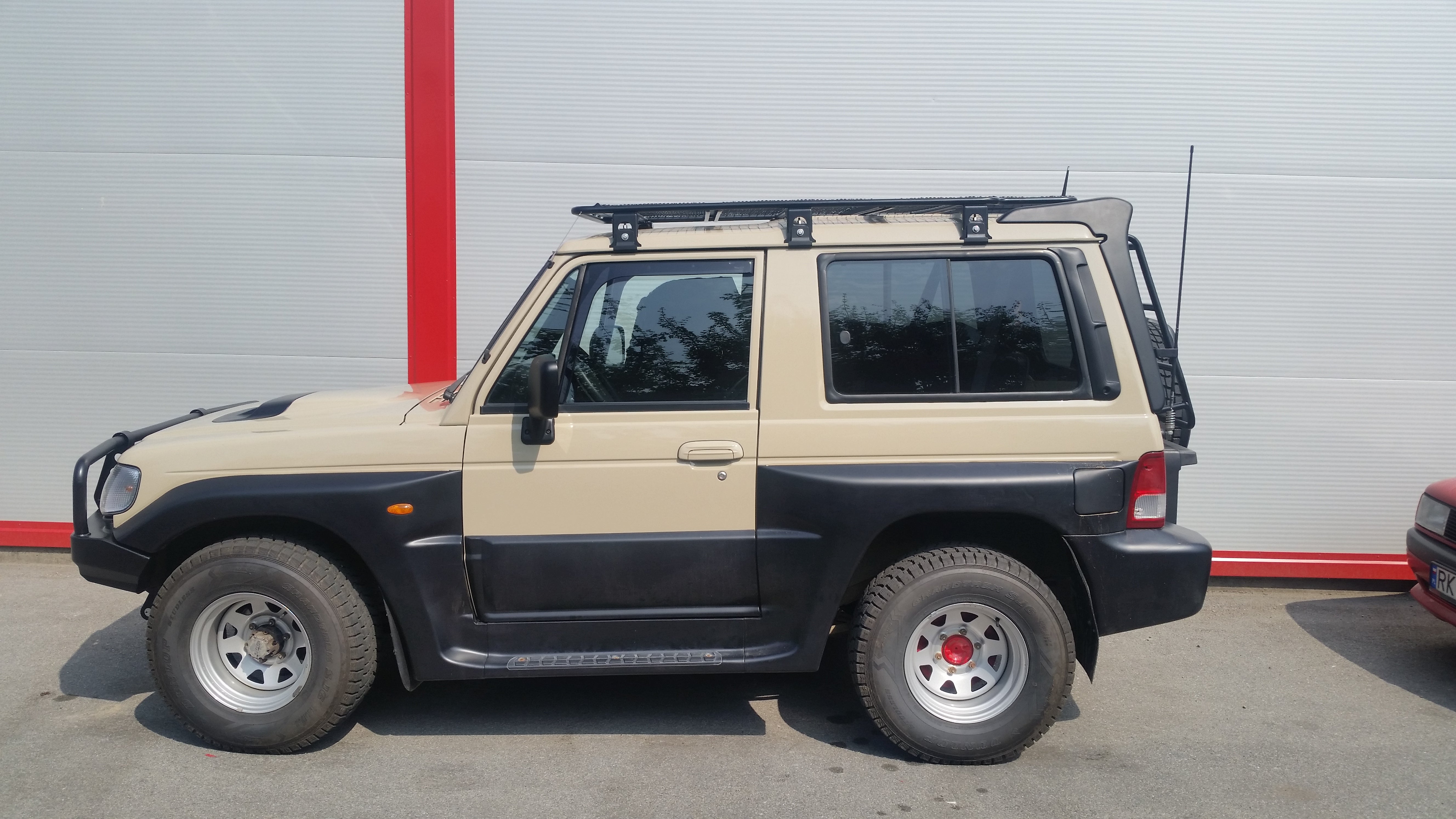 Bagażnik/ Platforma dachowa z siatką Hyundai Galloper Innovation 98-03