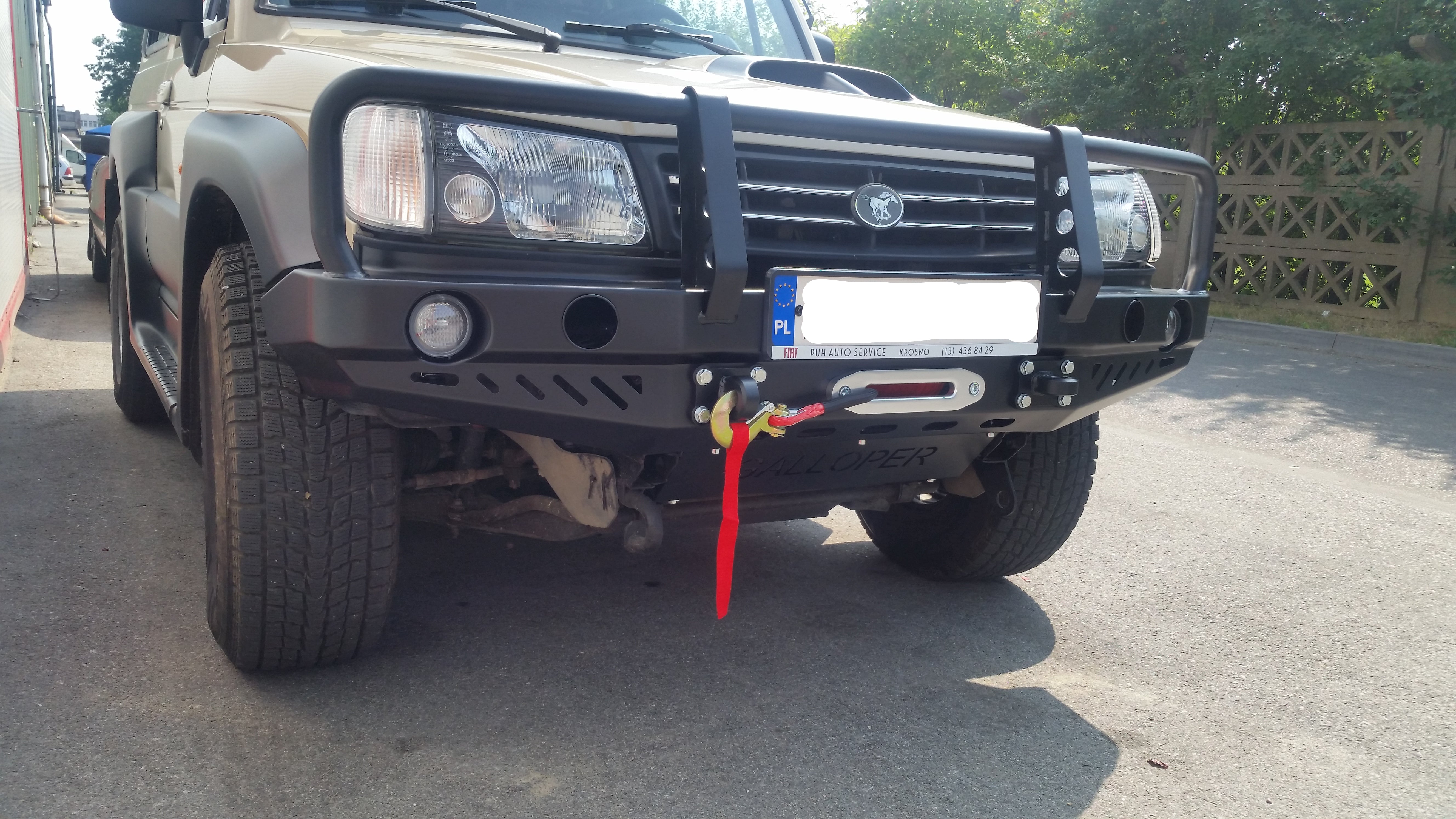 Hyundai Galloper Innovation front bumper 98-03