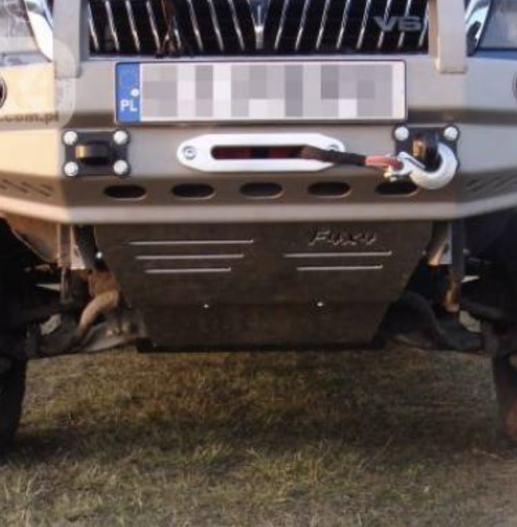 Osłona silnika aluminiowa do zderzaka F4X4 Mitsubishi Pajero Sport 96-00