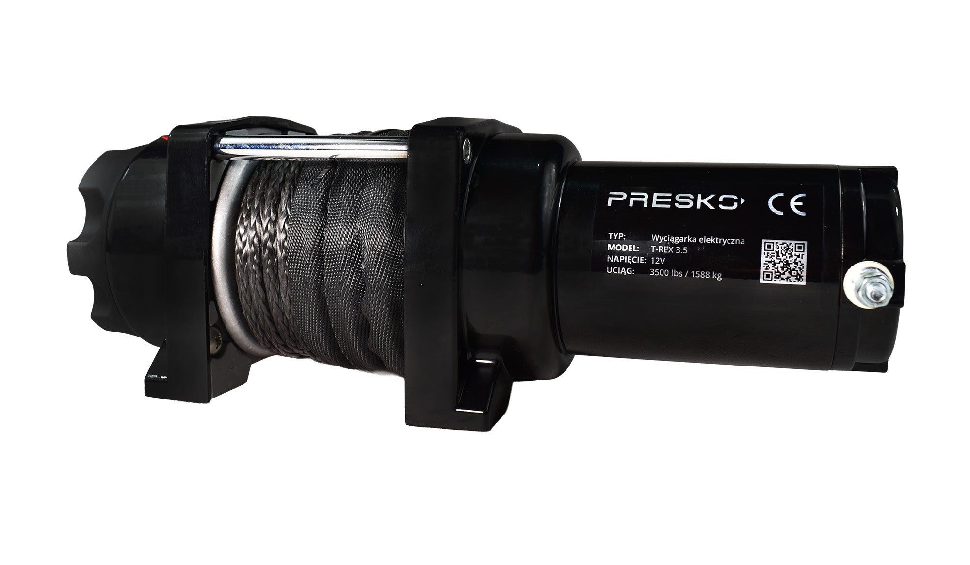 Wyciągarka elektryczna Presko  T-REX 12V 3500 LBS SYNTETYK