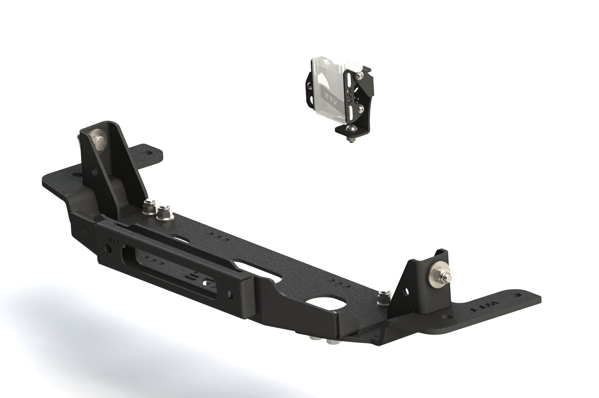 Zestaw płyta pod wyciągarkę z relokacją radaru ACC Ford Ranger Raptor 2023+ 3.0B Automat