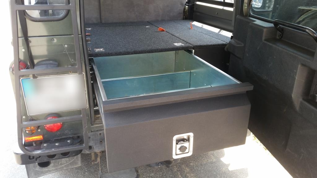 Zabudowa wyprawowa Land Rover Defender 110