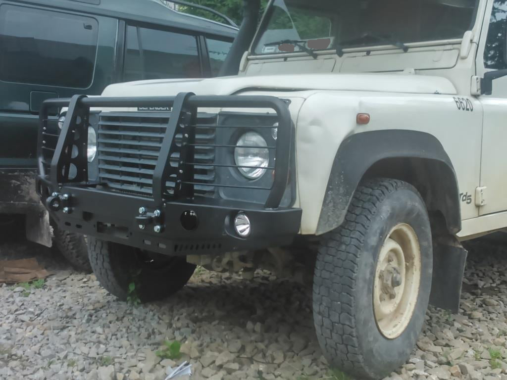 Bullbar for Land Rover Defender 110 bumper without air conditioning
