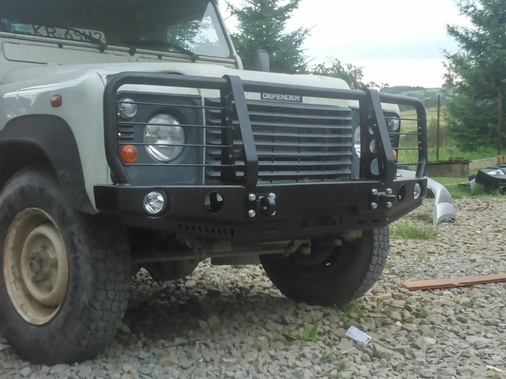 Front bumper Land Rover Defender 110 version with air conditioning