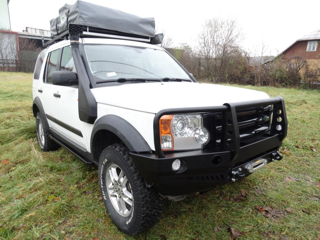 Bullbar do zderzaka Land Rover Discovery III