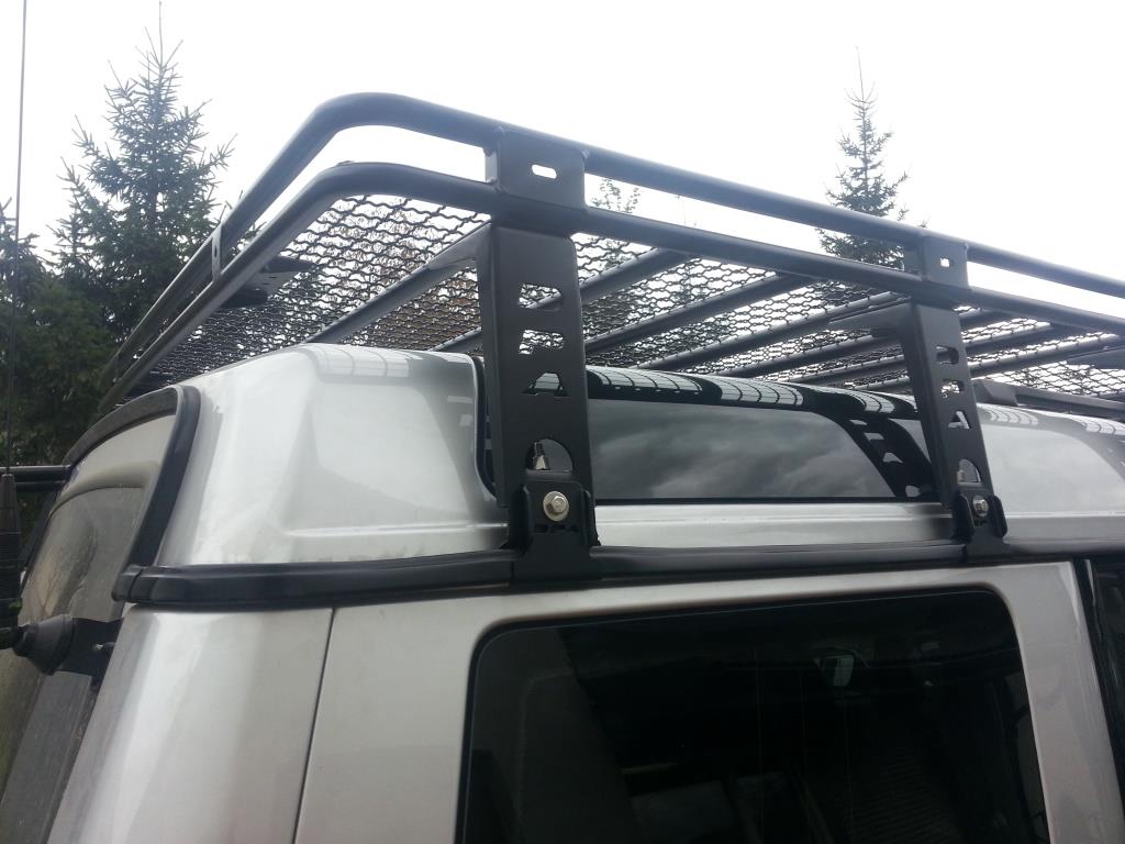 Dachträger mit Netz Land Rover Discovery II
