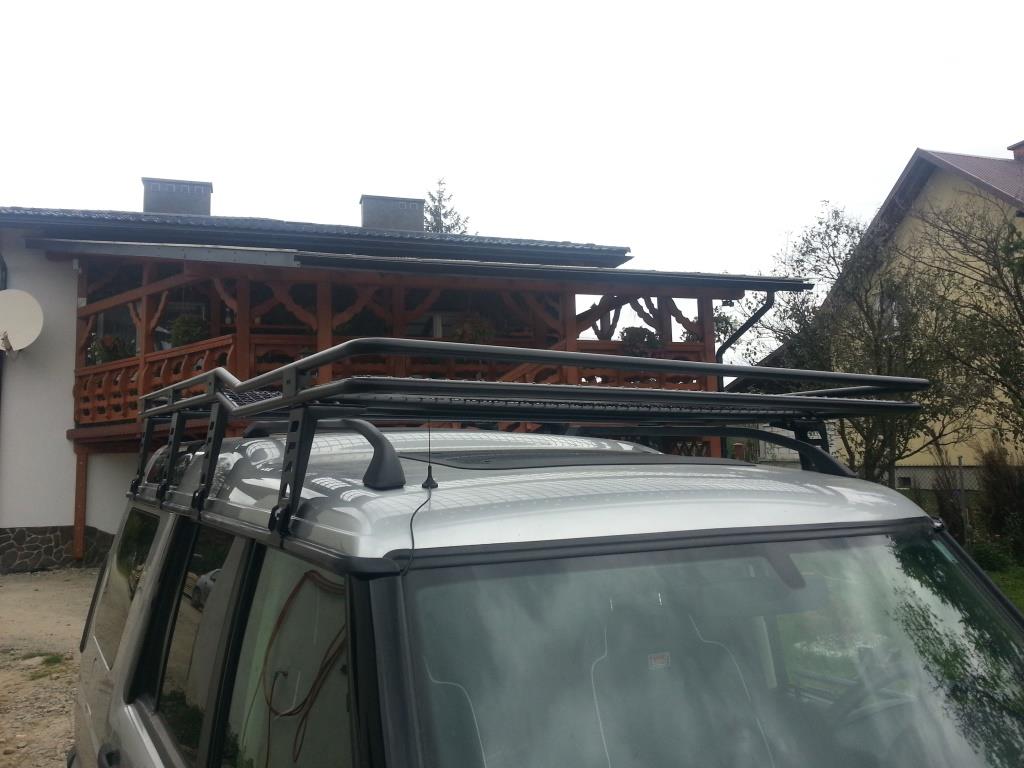 Dachträger mit Netz Land Rover Discovery II