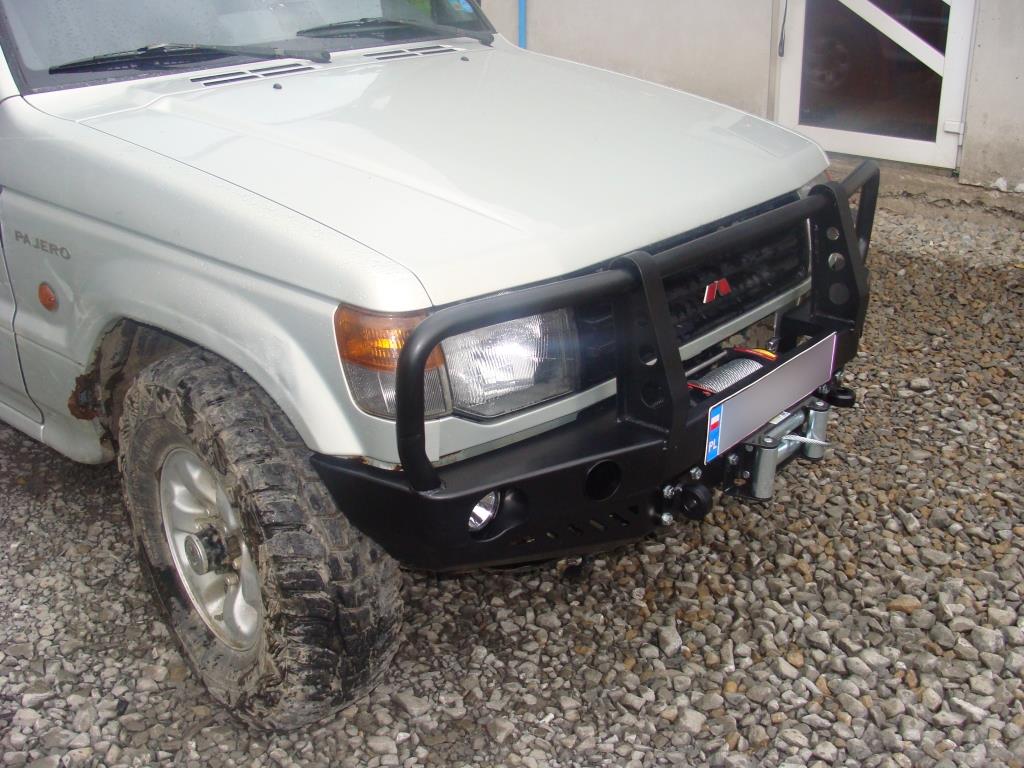 Front bumper Mitsubishi Pajero II 91-99 version with wide fenders V33
