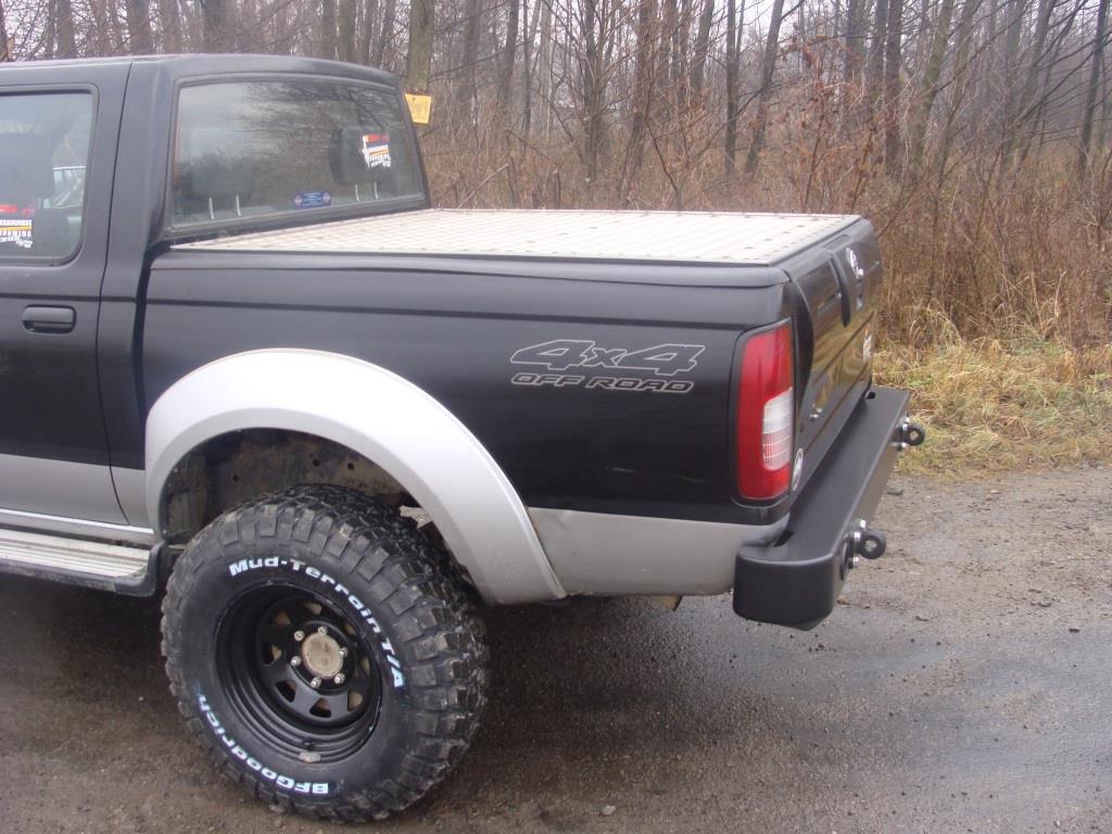 Rear bumper for Navara D22 double cab 01-04