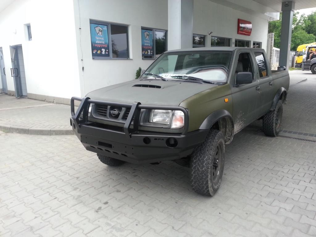 Front bumper Navara D22 97-00
