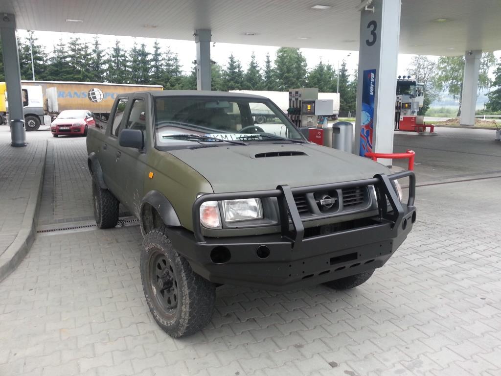 Front bumper Navara D22 97-00